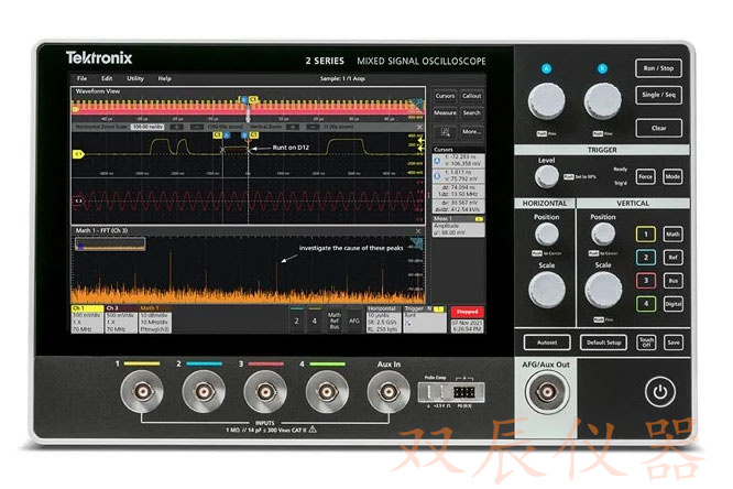 Tektronix2系列MSO混合信号示波器