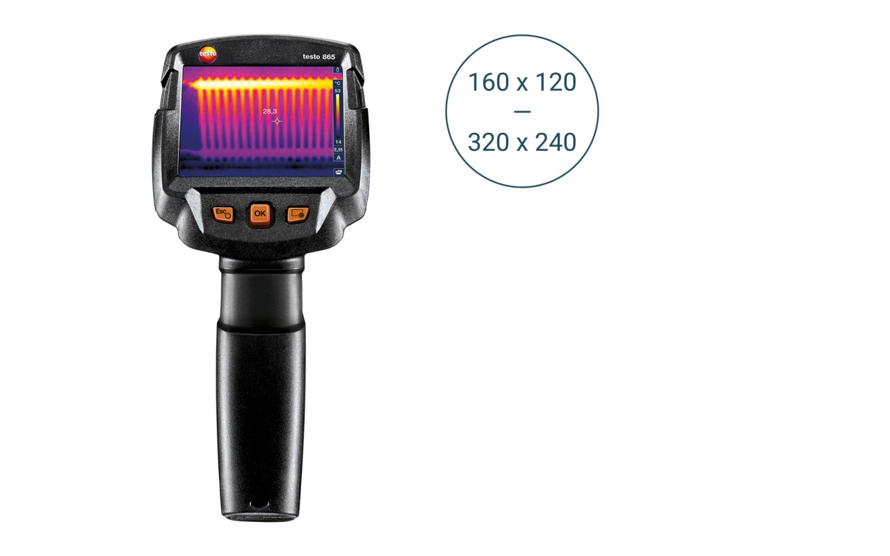 testo 865 - 入门级热像仪(160 x 120红外像素)