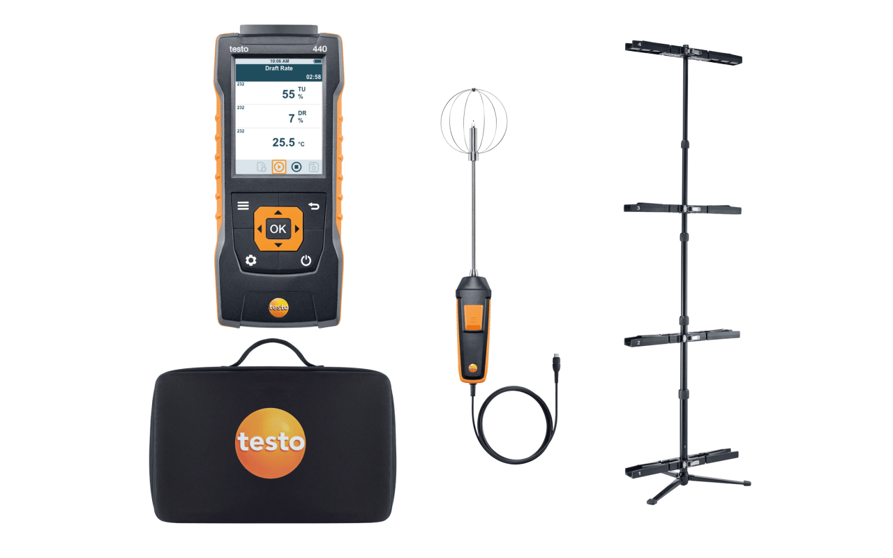 testo 440 舒适度套装（含紊流度
