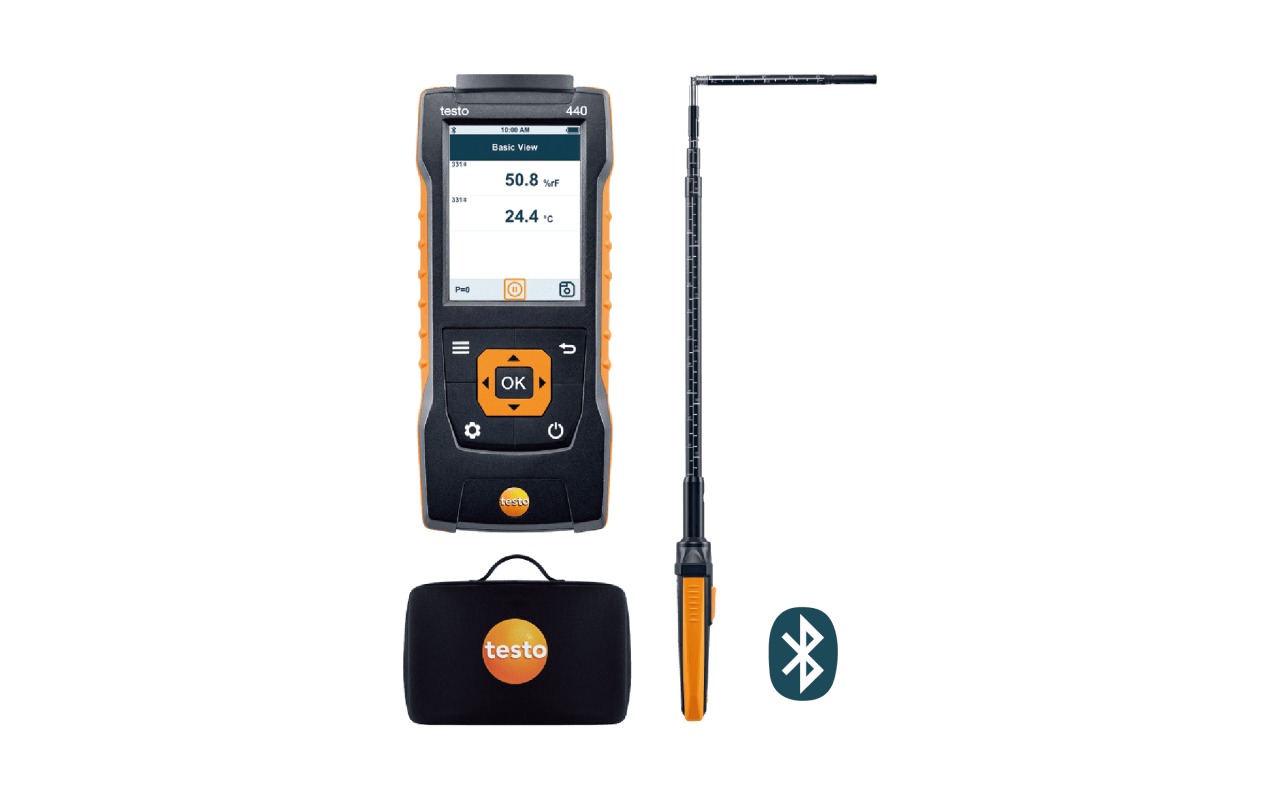 testo 440 三功能测量蓝牙连接套
