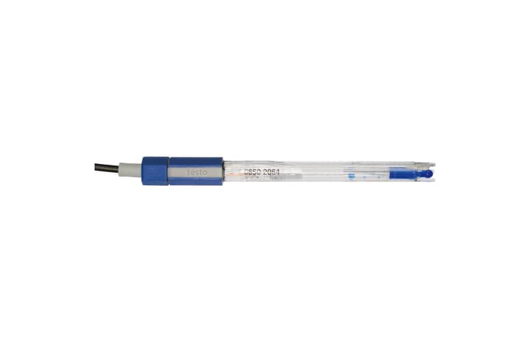 pH universal plastic electrode with temperature sensor